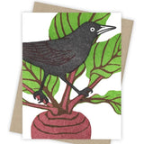 On The Beet Grackle Card by Burdock & Bramble