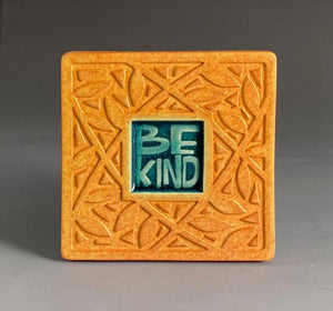 Be Kind Coaster by Macone Clay