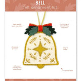 Bell Felt Ornament Kit by Kiriki Press