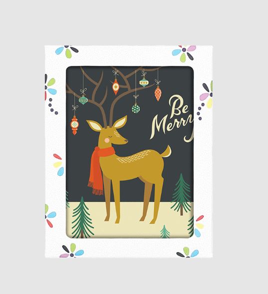 10 Boxed Reindeer Holiday Notecards by Artists to Watch