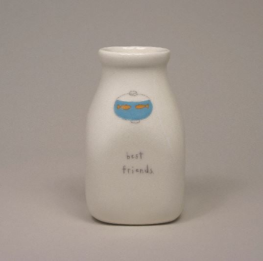 Best Friends Vase by Beth Mueller