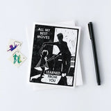 All My Best Moves Card by Heartell Press