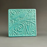 Bird/Heart Coaster by Macone Clay