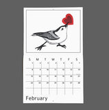 2026 Birds in the Neighborhood Calendar by Burdock & Bramble