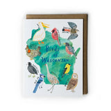 Birds of Wisconsin Greeting Card by Honeyberry Studios