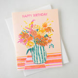 Happy Birthday (Stripes) Card by Heartell Press
