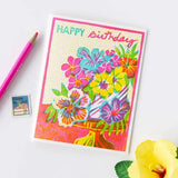 Happy Birthday (Tropical Floral Cake) Card by Heartell Press