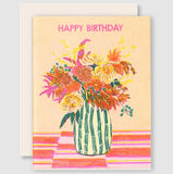 Happy Birthday (Stripes) Card by Heartell Press