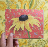 Black-Eyed Susan Blank Greeting Card by Emily Uchytil