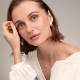 Blanch Stud Silver Filigree Earrings by Olmox Fine Filigree Jewelry