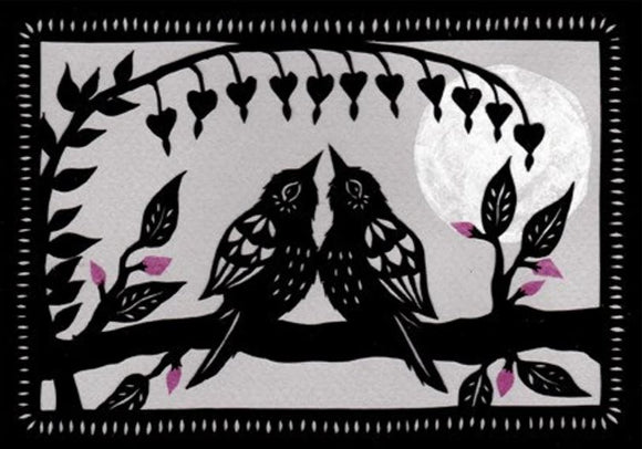 Bleeding Hearts Print by Angie Pickman