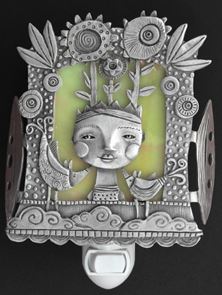 Blooming Boy Nightlight by Leandra Drumm Designs