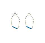 Angular Hoop Earrings by Trecy Bleich