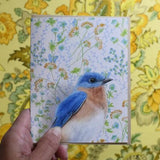 Bluebird Blank Greeting Card by Emily Uchytil