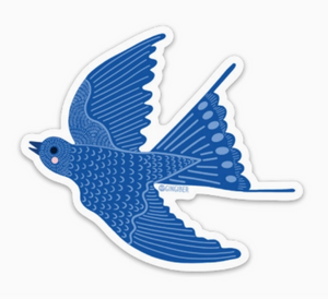 Bluebird Sticker by Gingiber