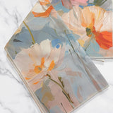 Blue Floral Kitchen Tea Towel by Paper Baristas
