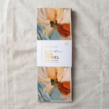 Blue Floral Kitchen Tea Towel by Paper Baristas