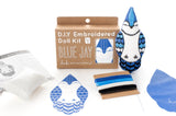 Blue Jay Embroidery Kit by Kiriki Press