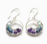 Medium Spiral Earrings by Ashka Dymel