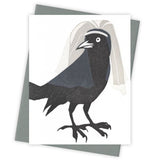Blushing Bride Grackle Card by Burdock & Bramble