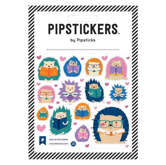 Curl Up With a Book Stickers by Pipsticks