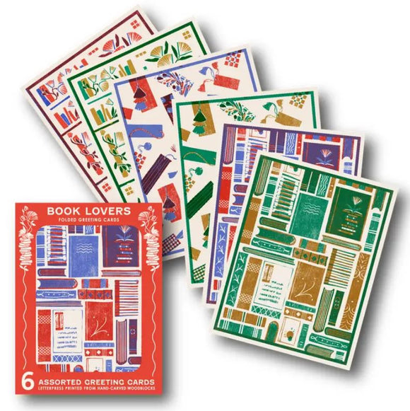 Book Lovers Assorted Boxed Card Set by Heartell Press