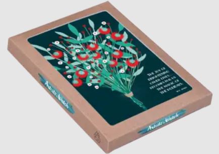 Holiday Bouquet 12 Holiday Card Boxed Set by Artists to Watch