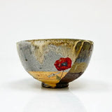 Soda Fired Bowl with Decals by Rothshank Artworks