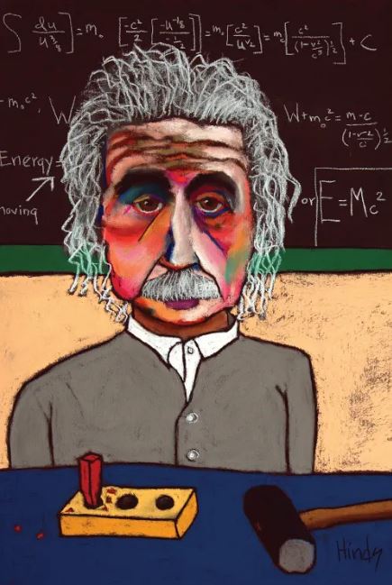 Brain Fart Blank Greeting Card by David Hinds