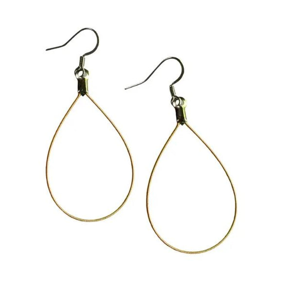 Classic Teardrop Earrings - Bronze by High Strung Studios