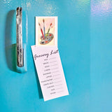Paint Brushes and Palette Magnet by Found Image Press