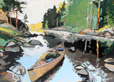 8 Assorted Boxed Canoes Notecards by Artists to Watch