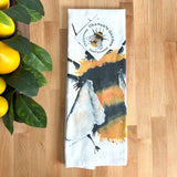 Bumblebee Tea Towel by Chavah's Garden