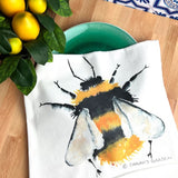 Bumblebee Tea Towel by Chavah's Garden