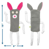 Fleece Bunny Dog Toy by Cate & Levi