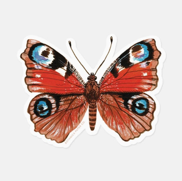 Peacock Butterfly Sticker by Oana Befort