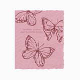 Birthday Wishes and Butterfly Kisses Greeting Card by Paper Baristas
