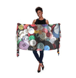 Grandma's Button Collection Scarf by Abby Schrup