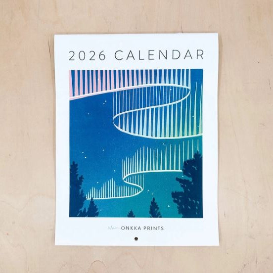 2026 Calendar by Nan Onkka