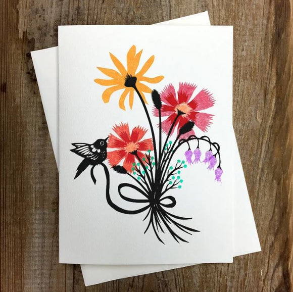 Can't Bind What's Wild Greeting Card by Angie Pickman