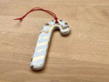 Candy Cane Mini Dinosaurs Ornament by Keith Hershberger