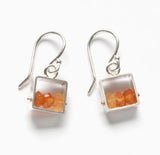 Mini Square Earrings by Ashka Dymel