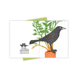 Carrot Top Grackle Card by Burdock & Bramble
