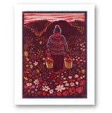 I Carry My Joy on My Right and My Sorrow on My Left Print by Heartell Press