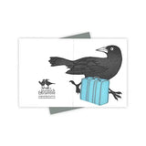 Carry On Grackle Card by Burdock & Bramble