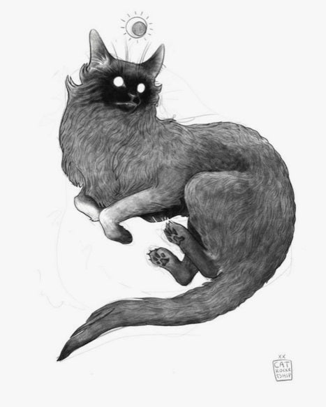 Cat Spirit Print by Cat Rocketship