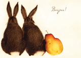 8 Assorted Boxed Rabbit Notecards by Artists to Watch