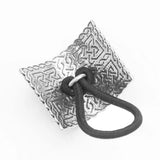 Square Celtic Ponytail Hair Holder by Oberon Design