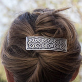 Large Celtic Hair Barrette by Oberon Design