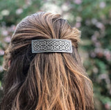 Large Celtic Hair Barrette by Oberon Design